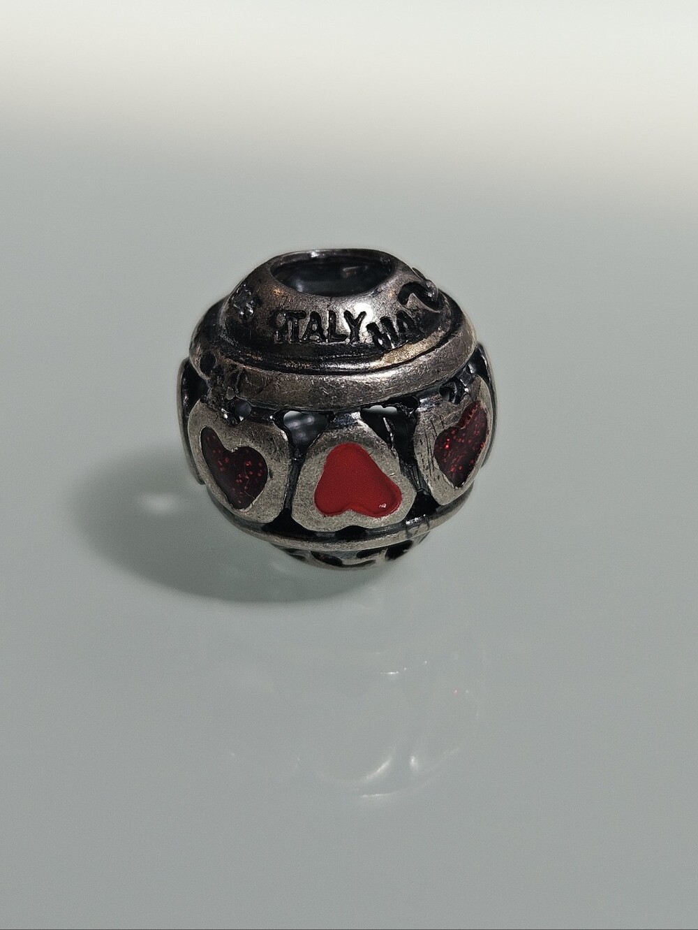 Vintage Michael Anthony 925 Italy MA Sterling Silver Heart Charm
